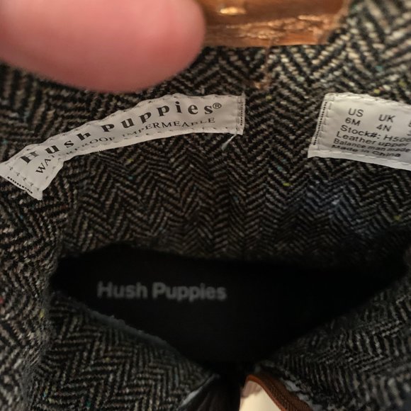 HUSH PUPPIES BROWN BOOTIES SIZE 6M - Picture 10 of 13